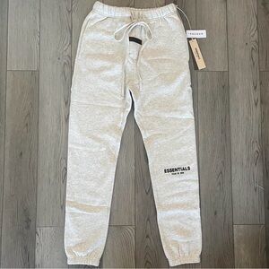 Brand New Authentic Men’s Light Oatmeal Essentials Fear of God sweatpants
